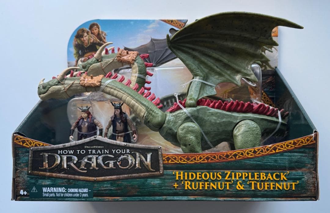 ヒックとドラゴン フィギュア ダブルジップ & ラフ & タフ