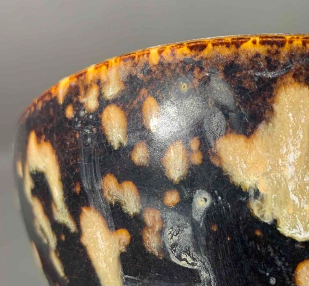 中国 花鳥紋茶碗　f2250216