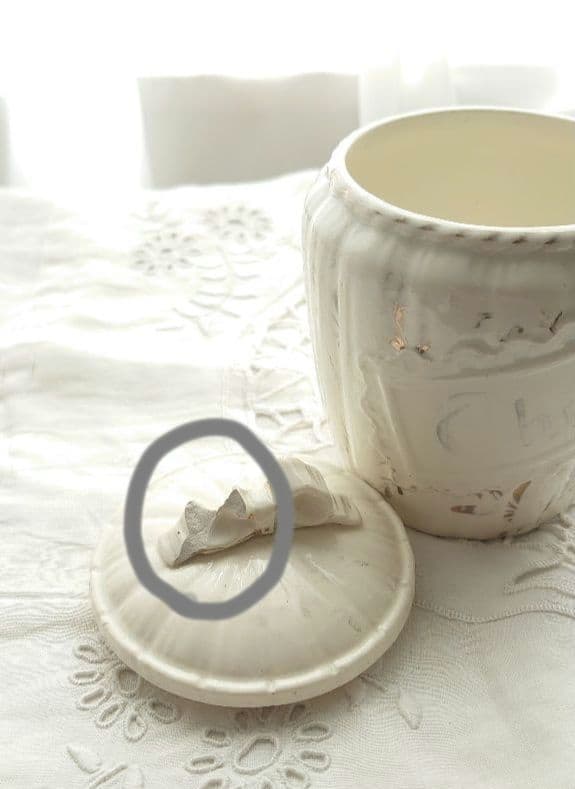 アンティーク リボンキャニスターセット