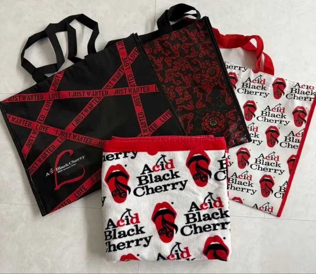 Acid Black Cherry トートバッグ バスタオル