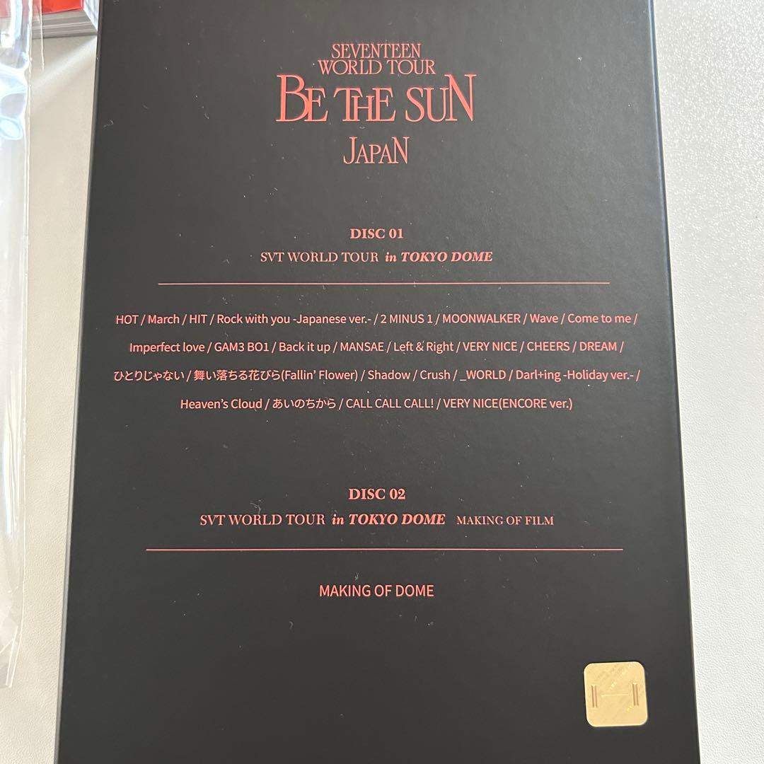 ミュージック SEVENTEEN be the sun japan dvd