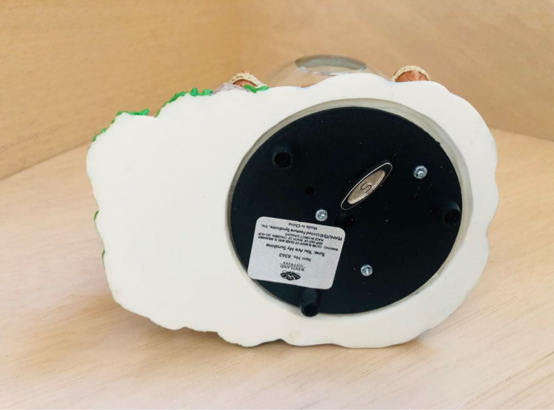 スヌーピー & チャーリーブラウン　Westland社　ビンテージ　スノードーム