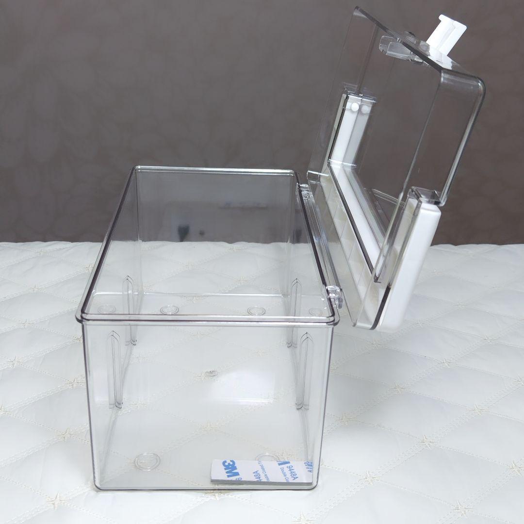 02* カードケース ハンドル付き 透明 トレカ ストレージボックス