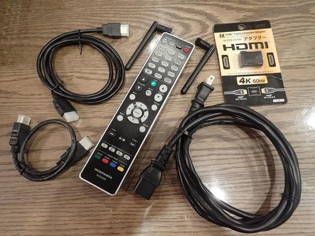 美品marantz NR1609 AVアンプ 2018年製　快調・リモコン他多し