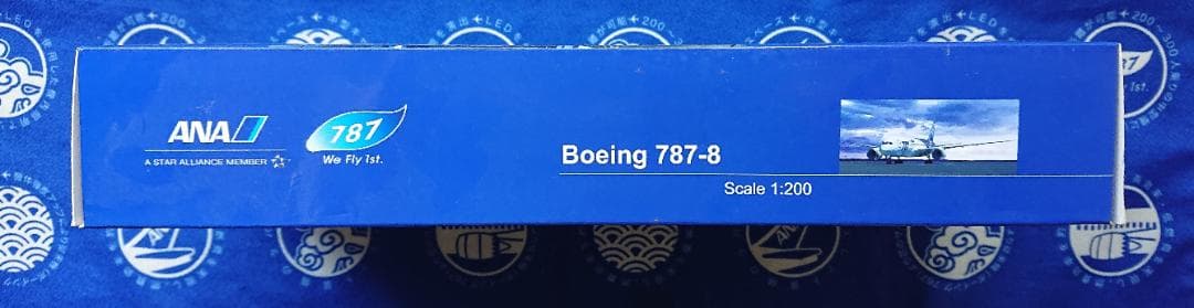 ANA BOEING-787 初号機就航記念 鯖塗装機 1/200モデルプレーン