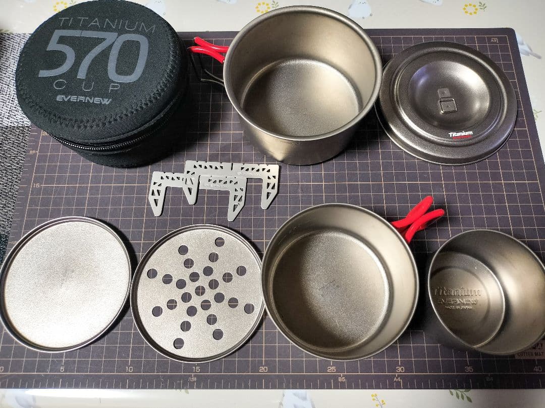 EVERNEW Ti 570FD スタッキングできるセット