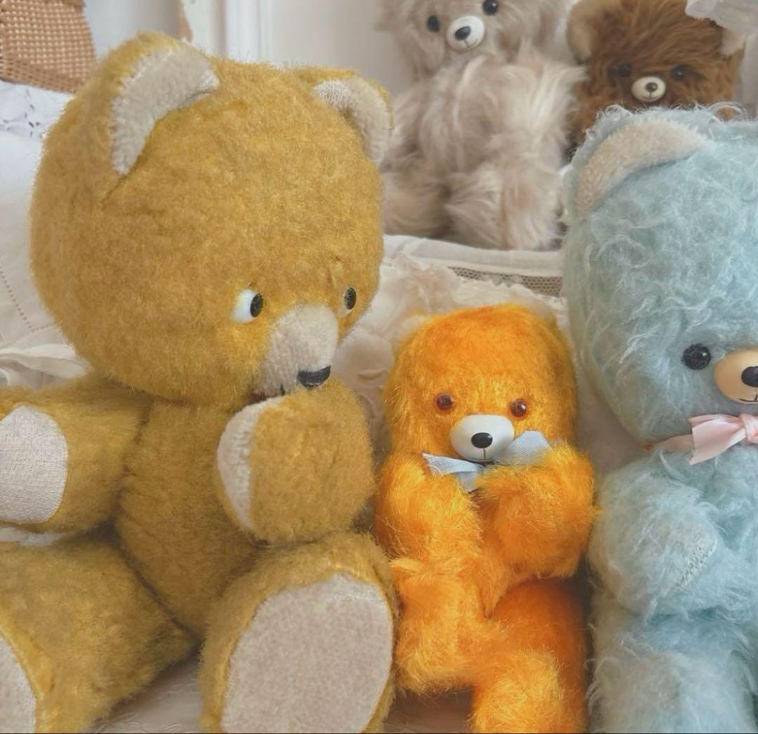 ポンチ目　新品　DDRベア　セット　アンティークベア　ヴィンテージテディベア