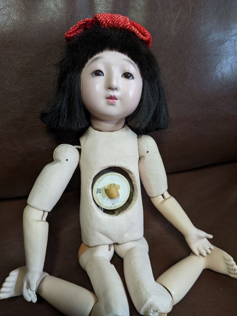 樫村瑞観　自由人形　麗しのお嬢様　鳴きます！　検)市松人形・アンティークドール