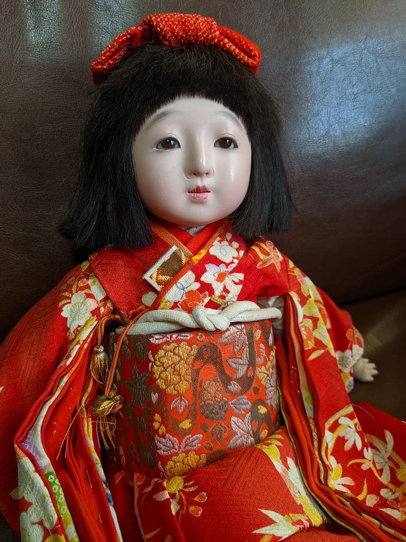 樫村瑞観　自由人形　麗しのお嬢様　鳴きます！　検)市松人形・アンティークドール