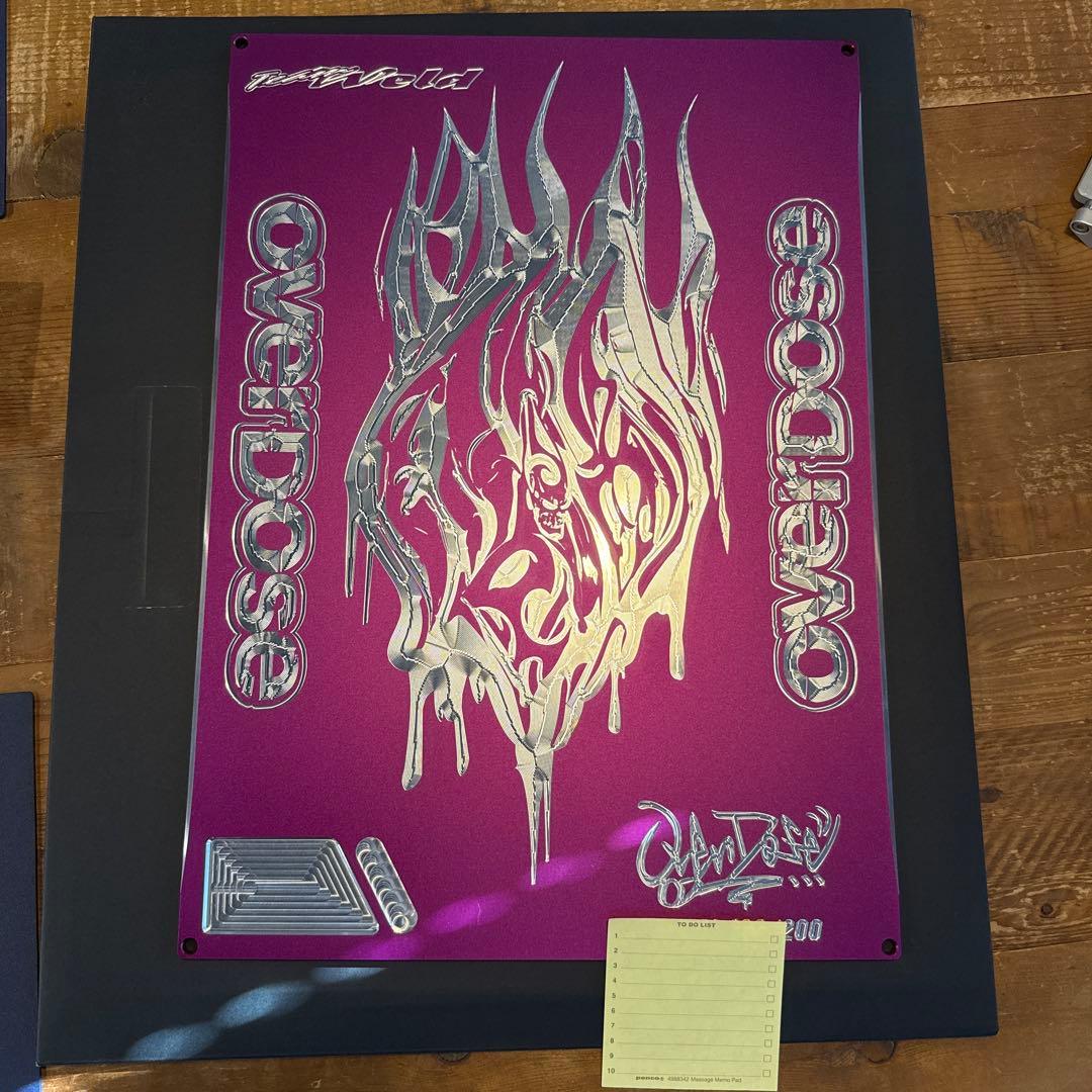 ★最終値下げ★オーバードーズ アルミ限定シリアル入りセッティングボード　新品