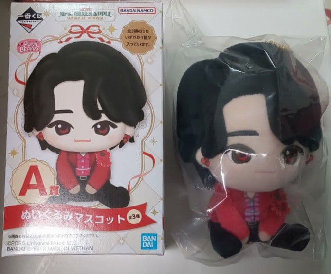 ミセス　一番くじ　A賞 大森元貴　ぬいぐるみマスコット