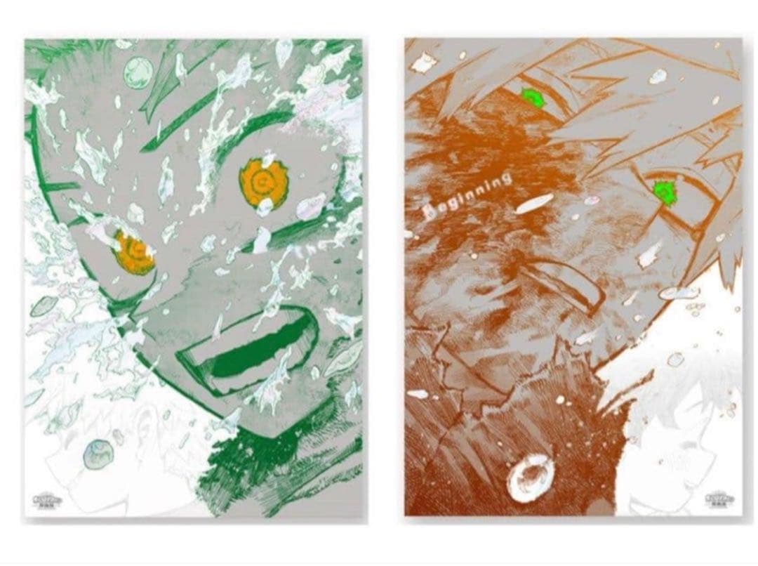 か*わ様 新品未開封 ヒロアカ 原画展 A2アートポスター Beginning