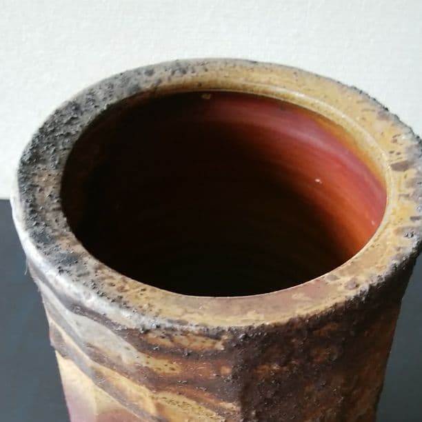 備前焼作家　嶋幸博　備前焼花瓶