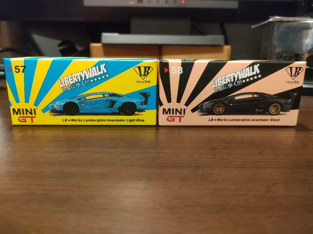 MINIGT 57 58 LB Works Lamborghini 2台セット