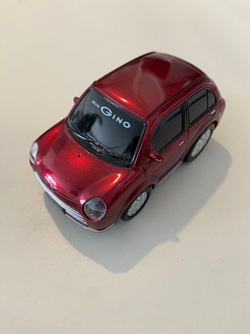 美品　非売品 ダイハツ ミラジーノ プルバックカー　赤　ワインレッド