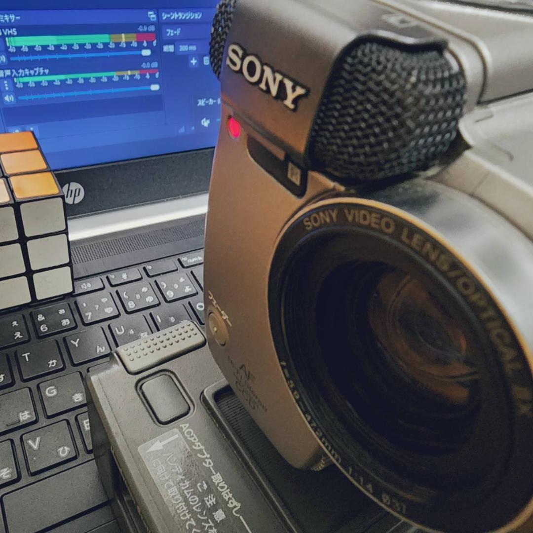 【動作確認済】SONY Hi8 8ミリ 高画質 ビデオカメラ ステーションセット