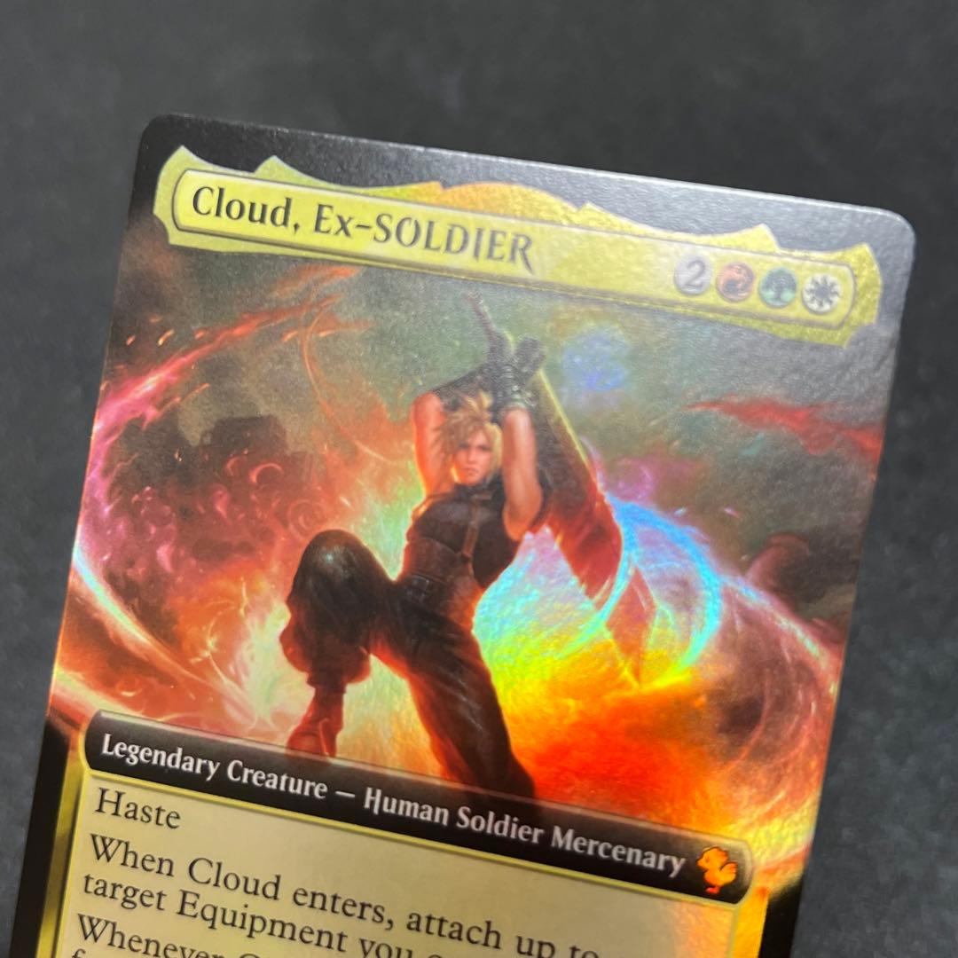 MTG FIC《元ソルジャー、クラウド》英語版 拡張アートfoil