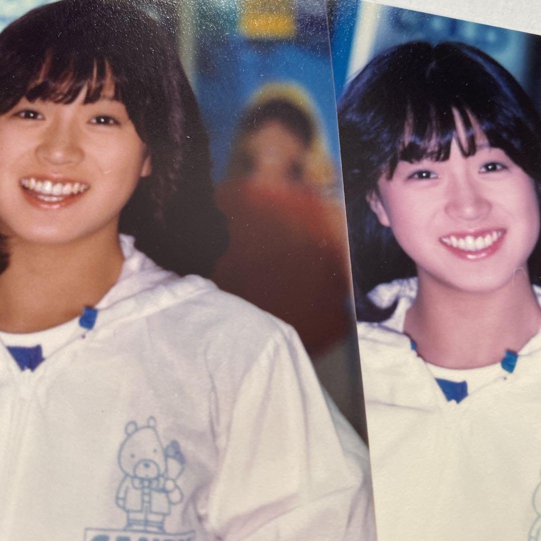 激レア　中森明菜　生写真　E判　当時物　CANDY BEARショップ