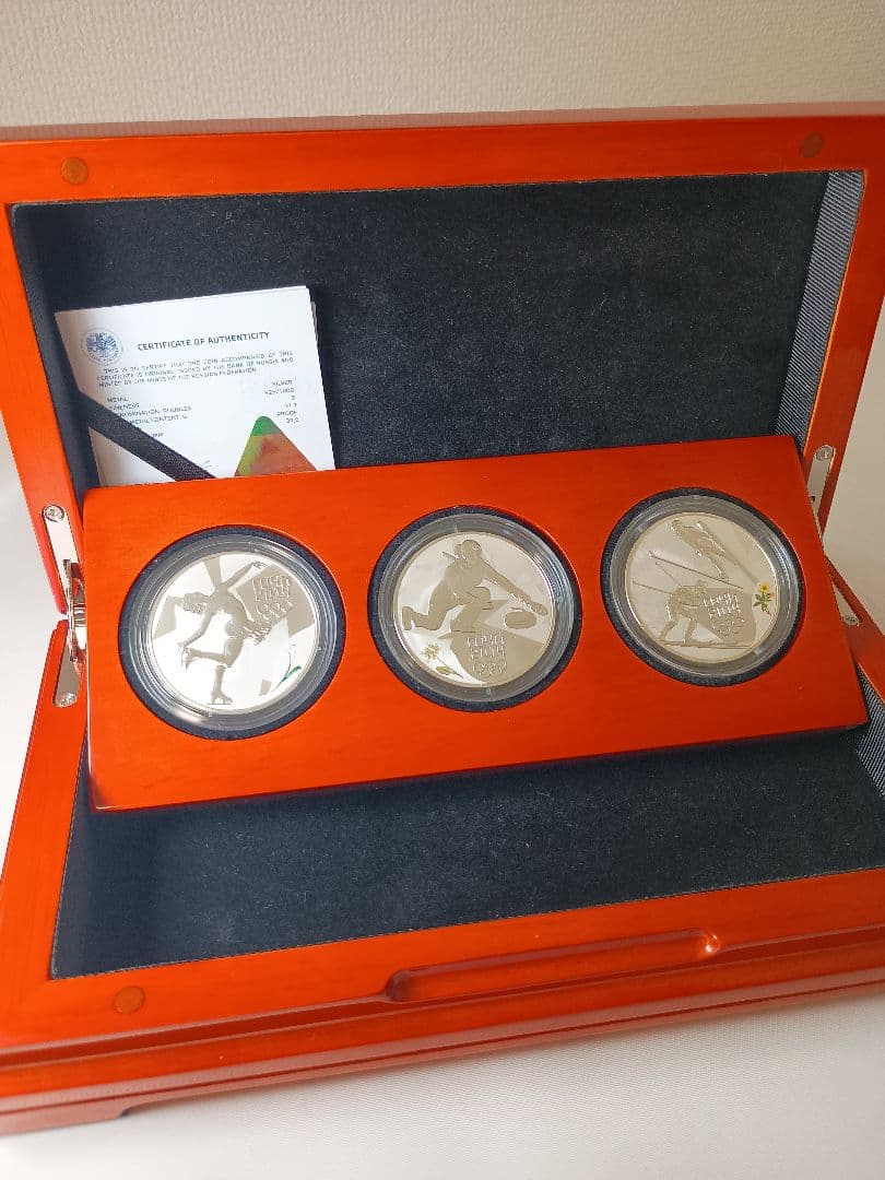 2014年 ソチオリンピック銀貨 1oz3枚セット