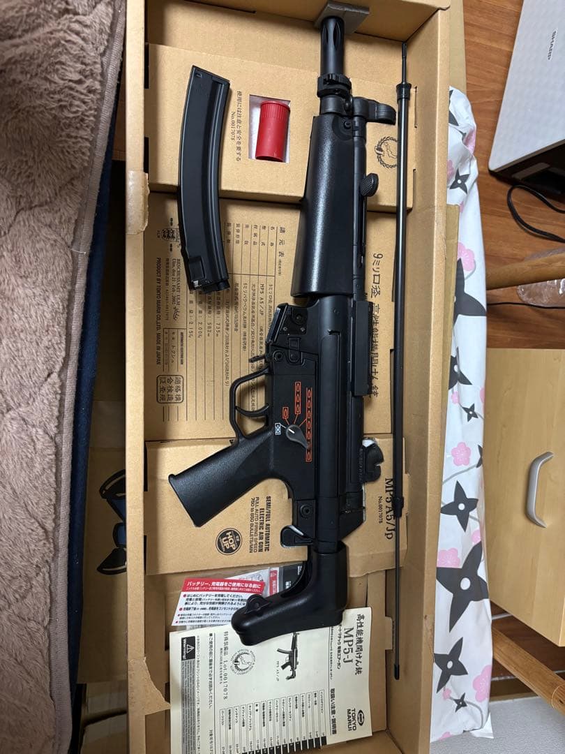 動作未確認　東京マルイ MP5-J モデルガン ブラック