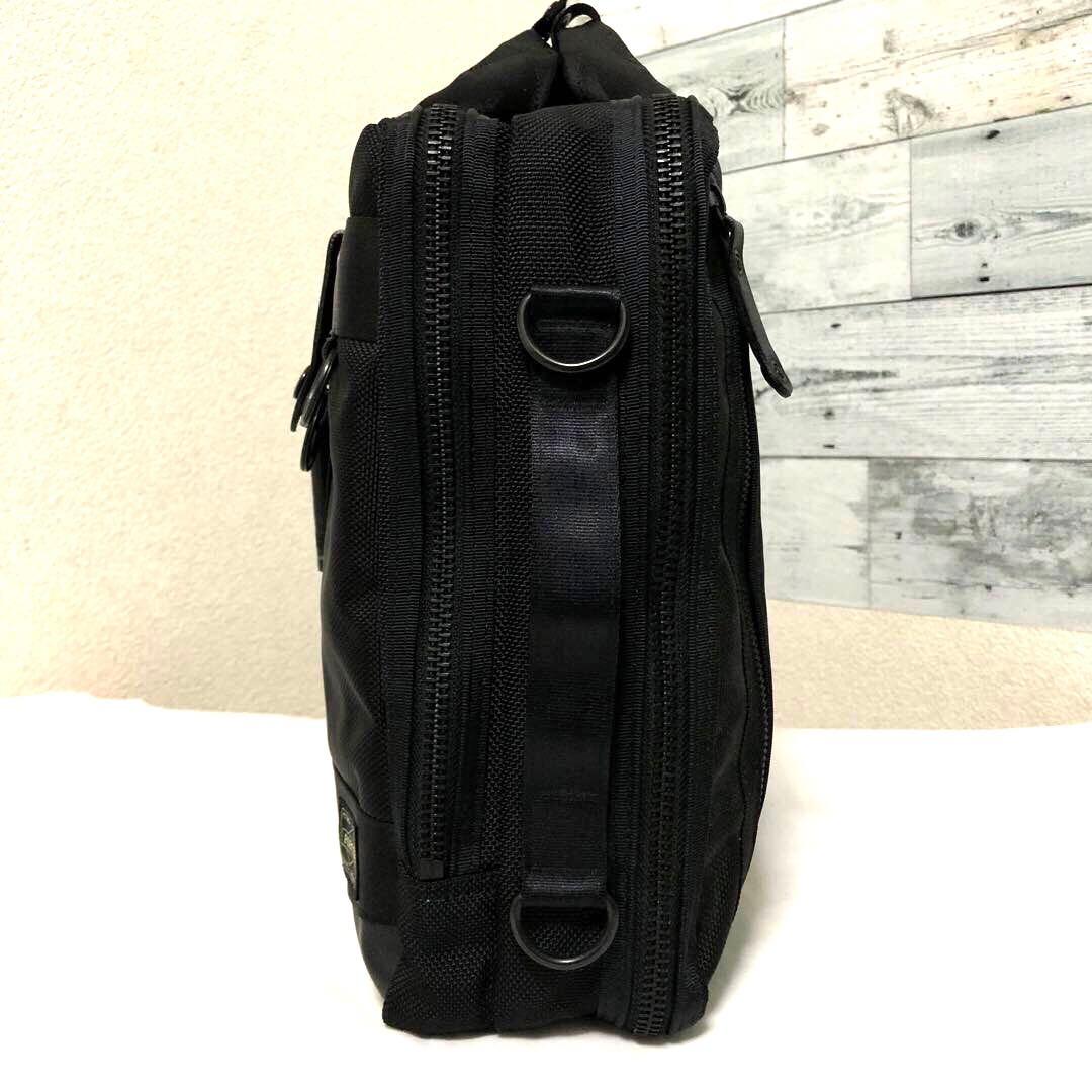 未使用級✨ポーターヒート ビジネスバッグ 3way 2層 A4可 マグライト 黒