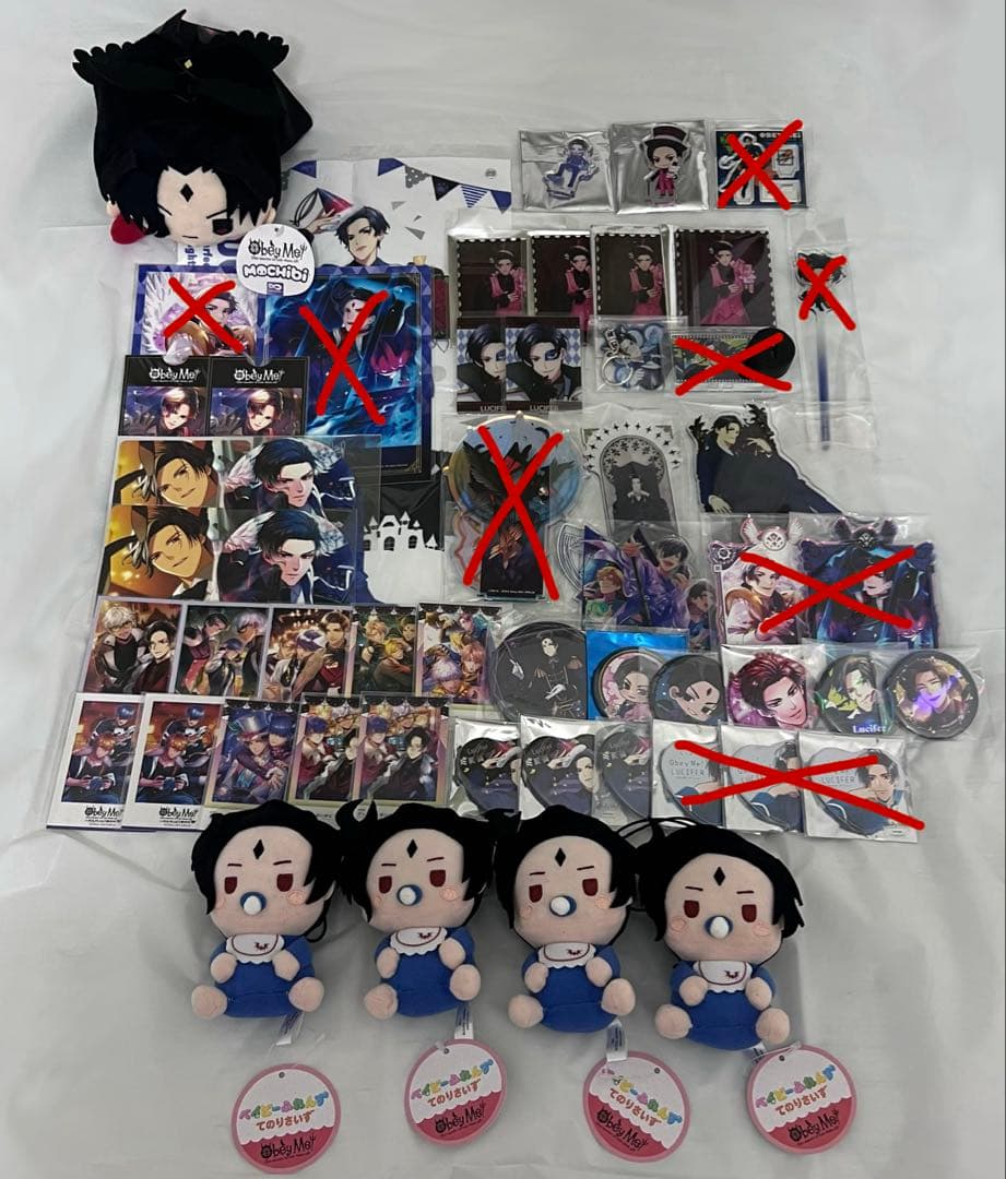 ObeyMe! おべいみー オベイミー ルシファー 缶バ アクスタ 等 セット