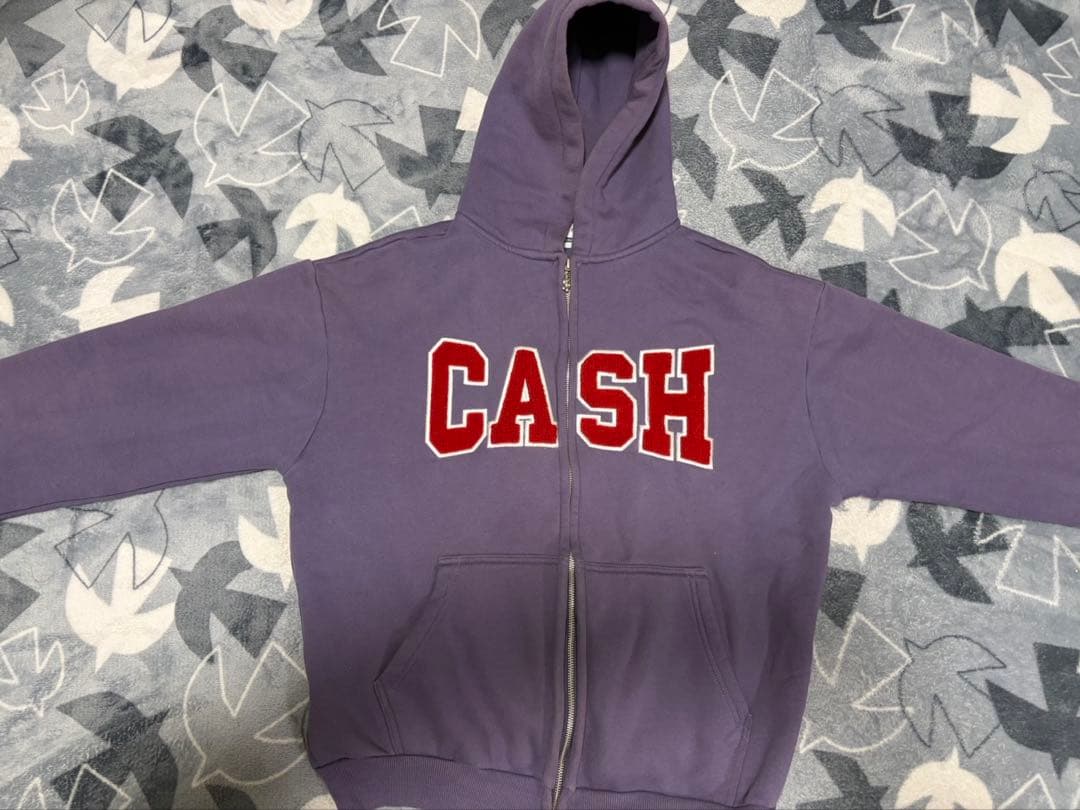 CASH ONLY パーカー パープル