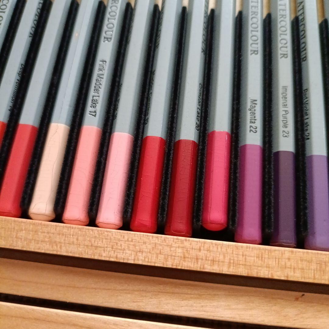 DERWENT 水彩色鉛筆 72色 木箱