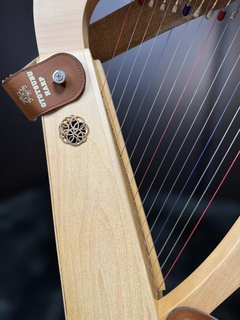 おとつぶハープ ototsubuharp 15弦 ロゼッタ付 定価56,000円