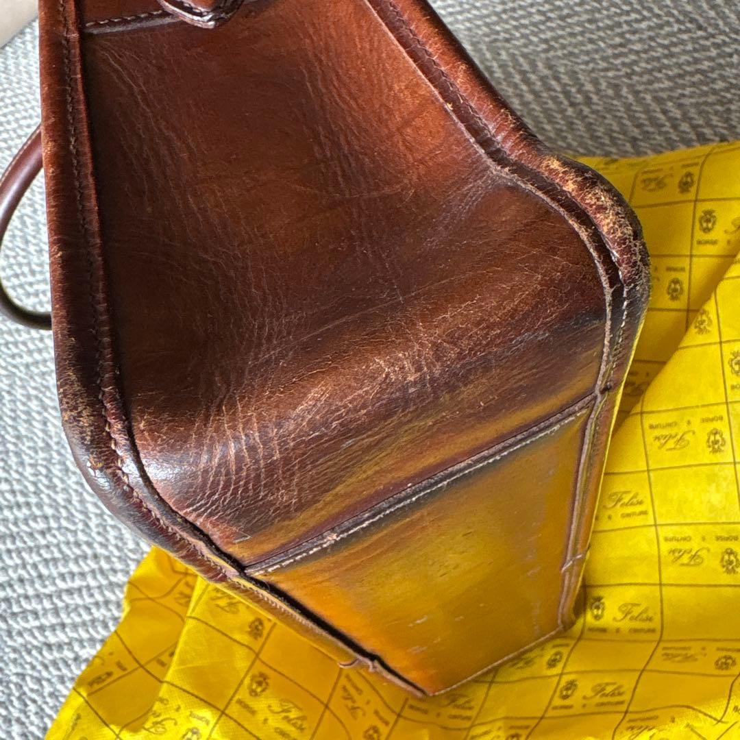 フェリージ　8637/3 ネイビー　オールレザー