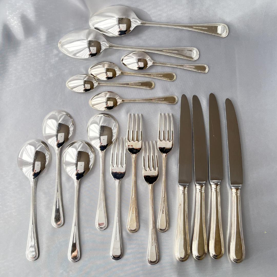 【Cooper Ludlam】パールのディナーセット 4名用18本組