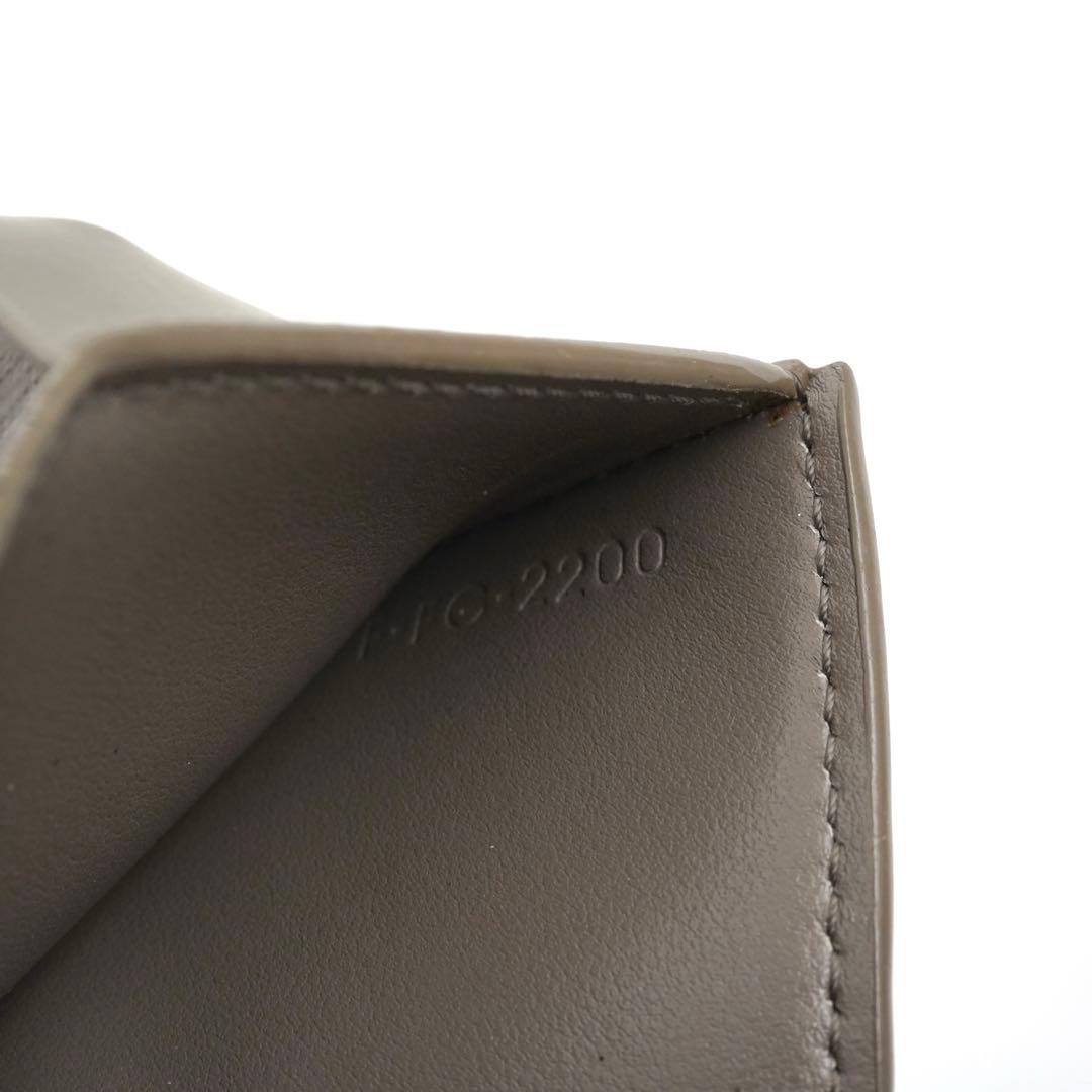 ✨極上美品✨　セリーヌ　ミニ財布　スモールトリフォールド　三つ折り　ロゴ刻印