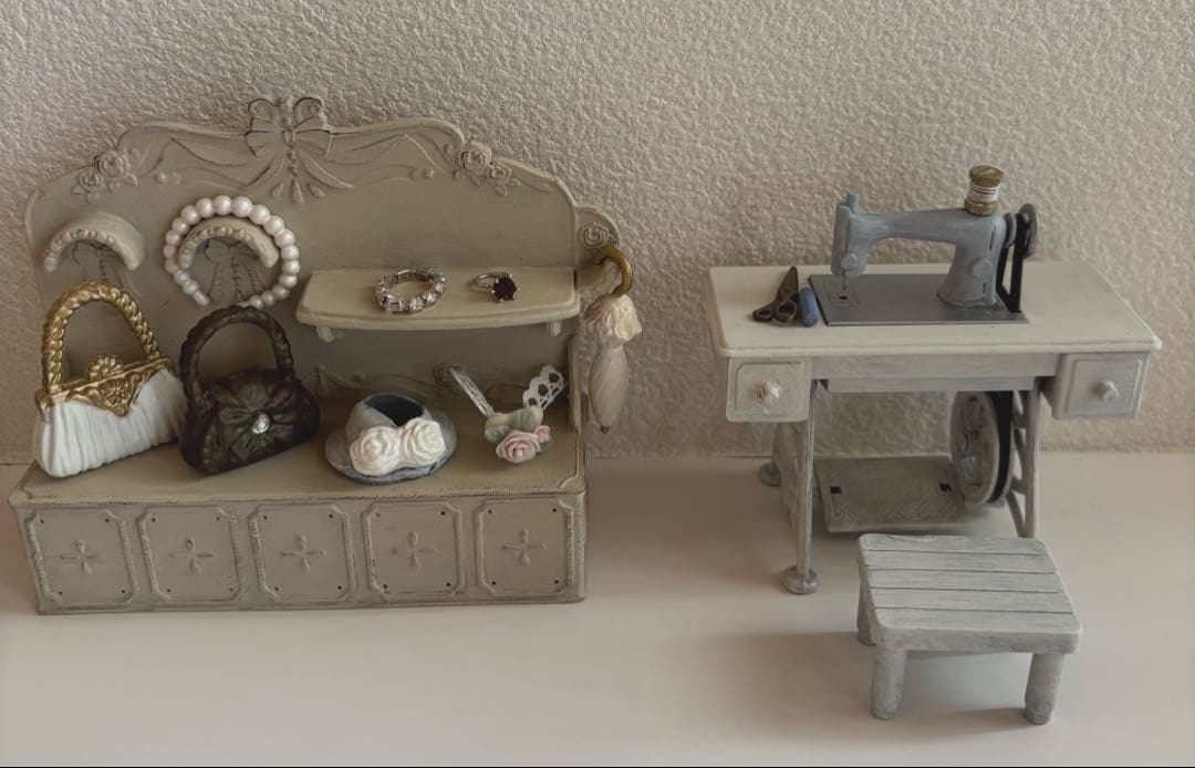 ドールハウス　飾り棚ミシン　おまとめ
