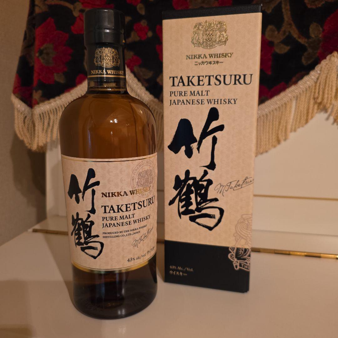 [ 新品 ] 入手困難 NIKKA 竹鶴 ピュアモルト<最安値>8500円 !