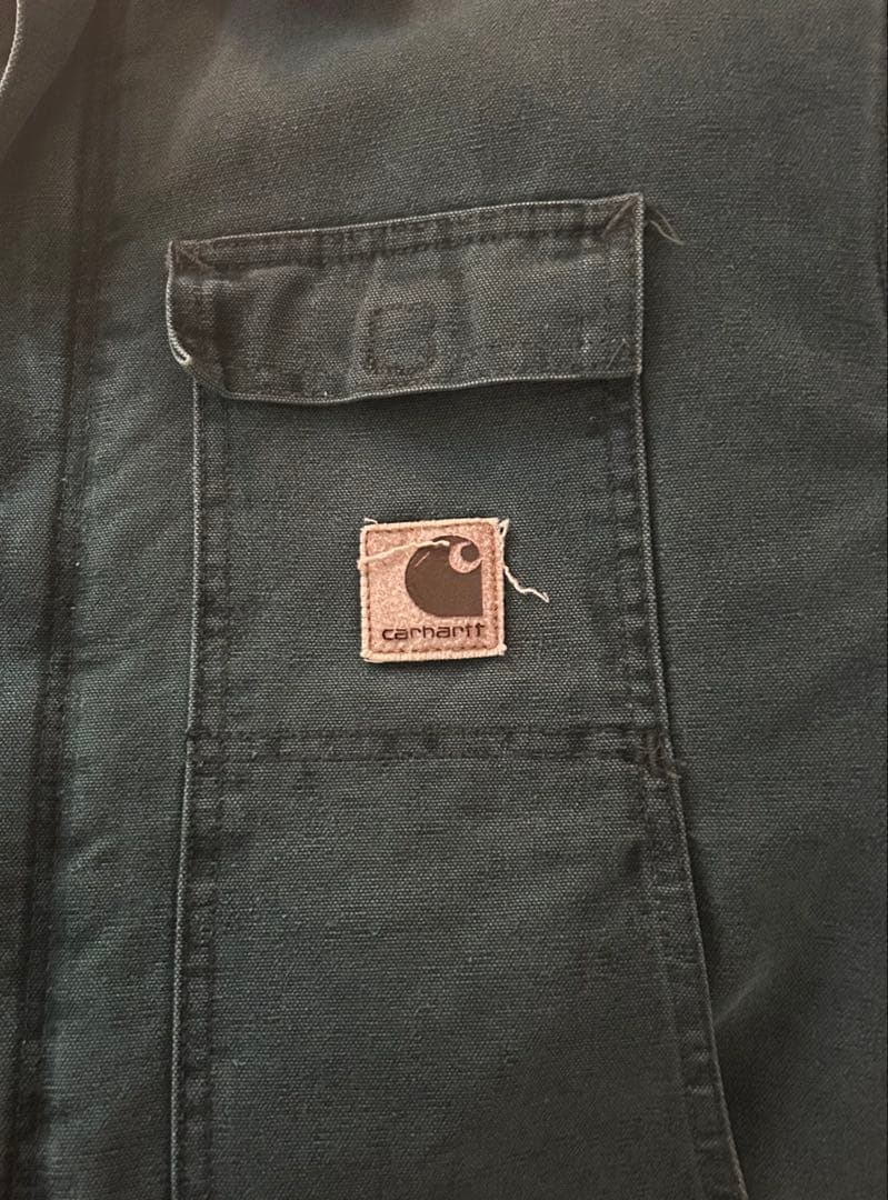 Carhartt ダークグリーン作業用ジャケット