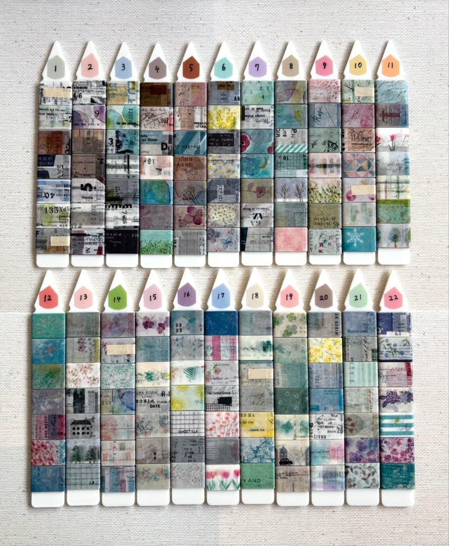 つばさ　ヨハク　マスキングテープ333種類　各約50cmお裾分け　切り売り