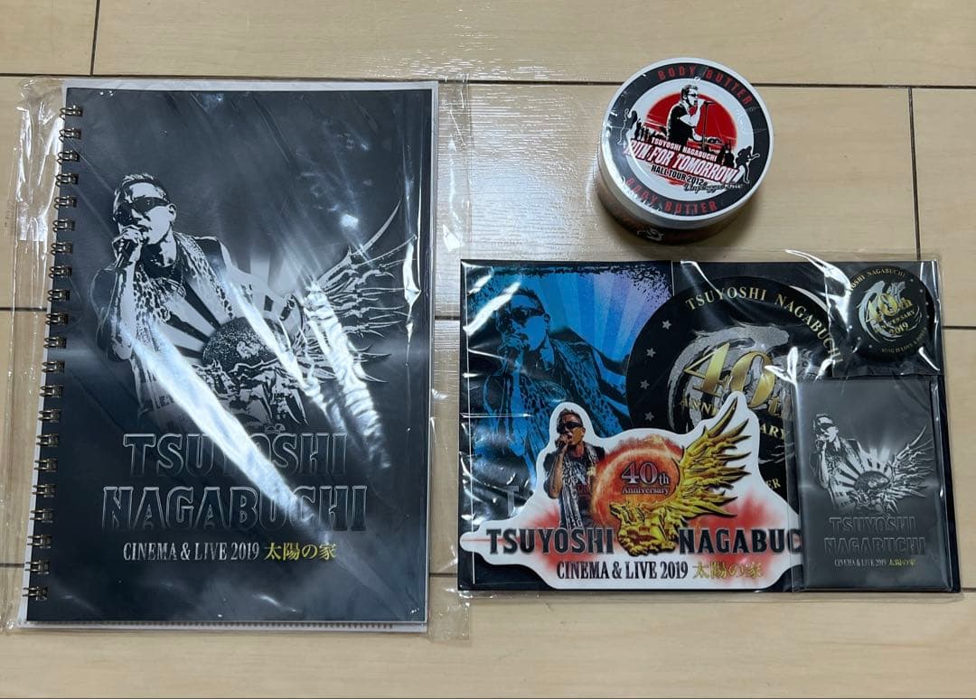 長渕剛ライブグッズセット タオル バッグ タンブラー マグカップ ノートTシャツ