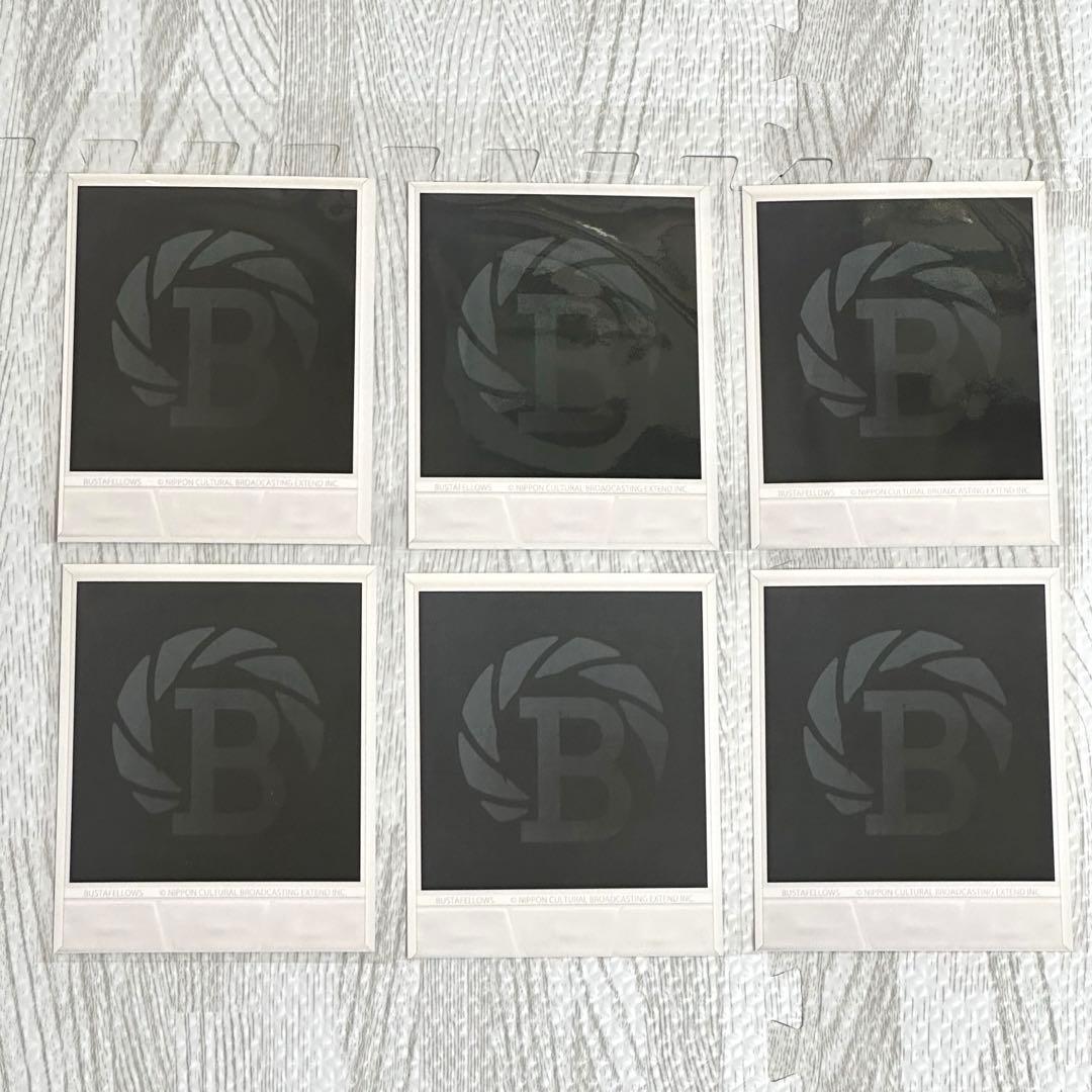 BUSTAFELLOWS バスタフェ　PLUCK ポラロイド写真風カード　6枚