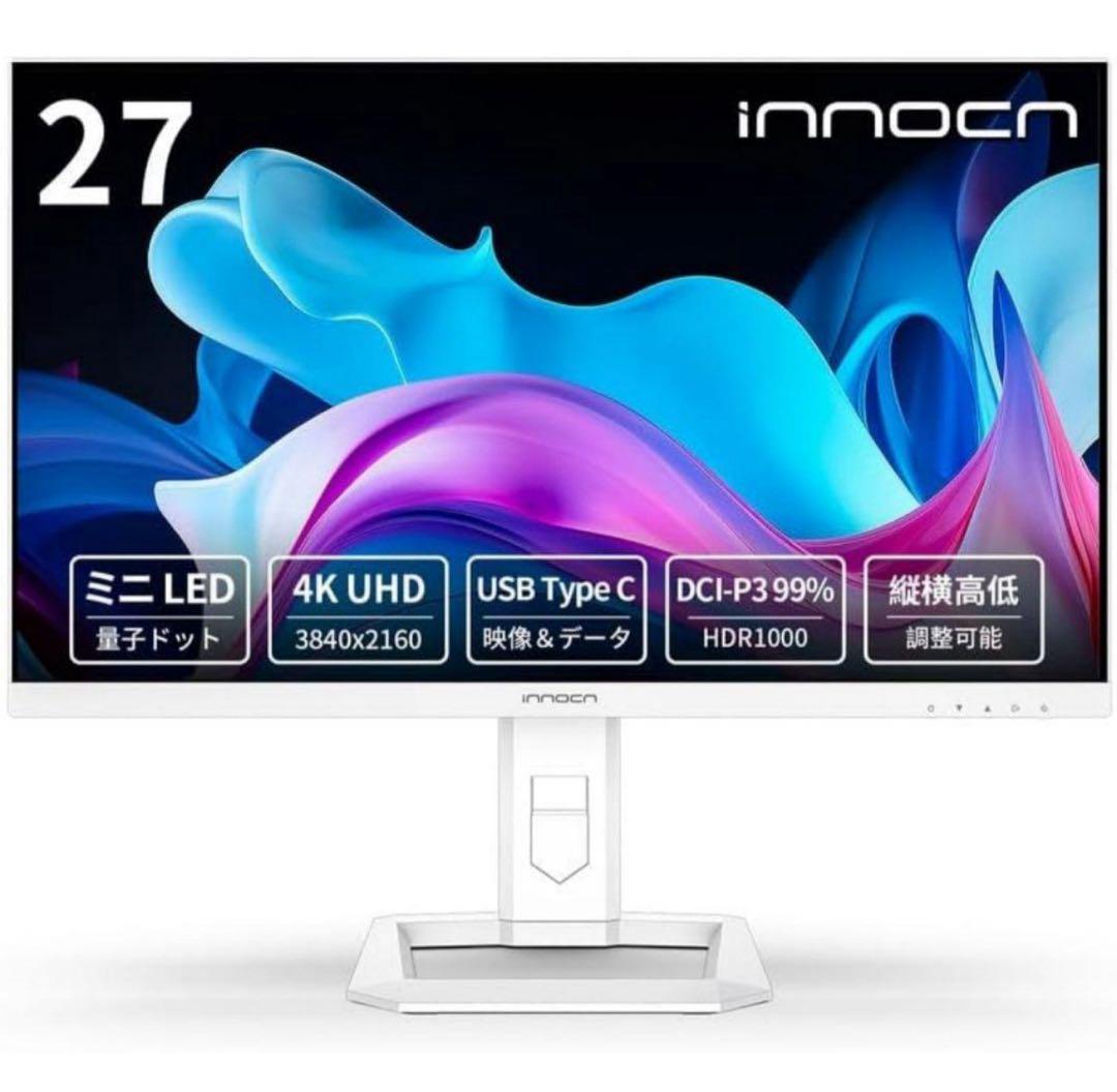 美品 INNOCN M2U 4K 27インチHDR1000 MiniLED