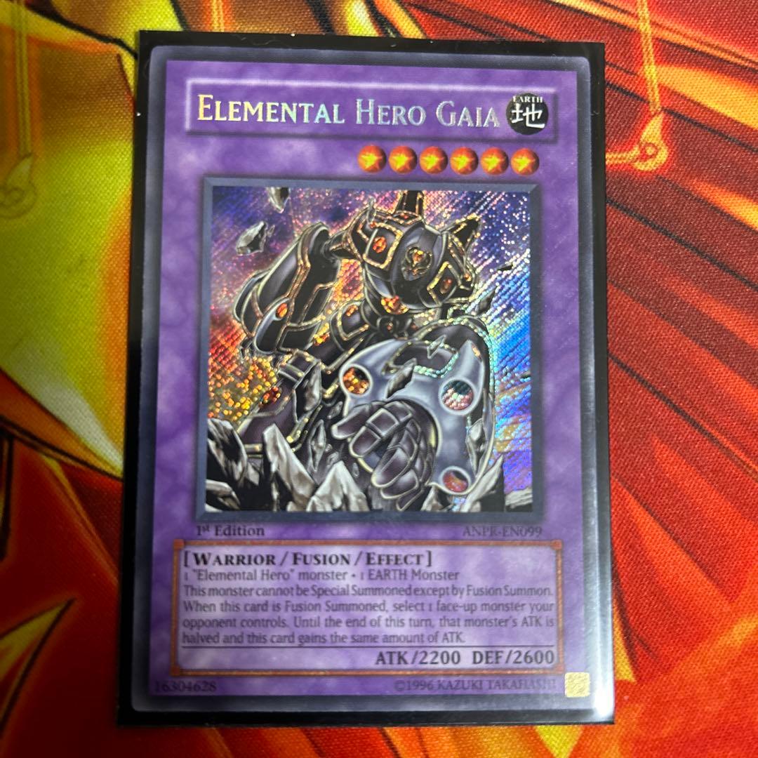 E・HERO ガイア　英語　EU版1stシークレット　ANPR