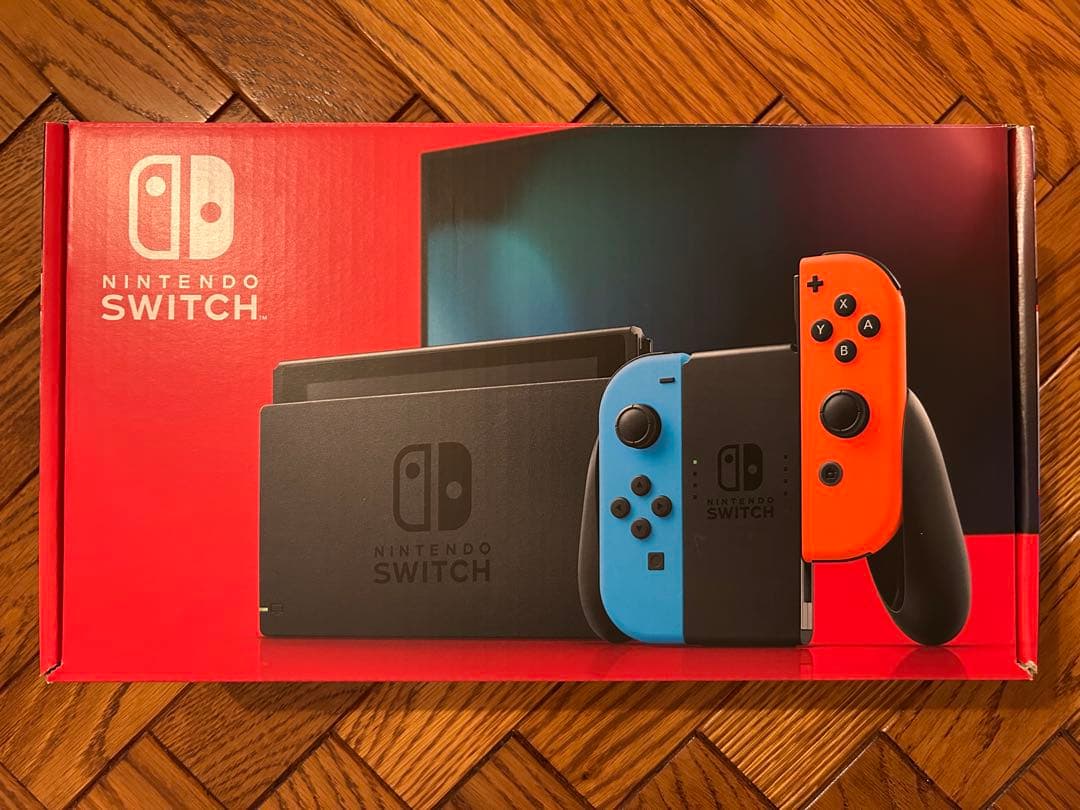 Nintendo Switch ネオンブルー/ネオンレッド 本体 (ポーチ付)