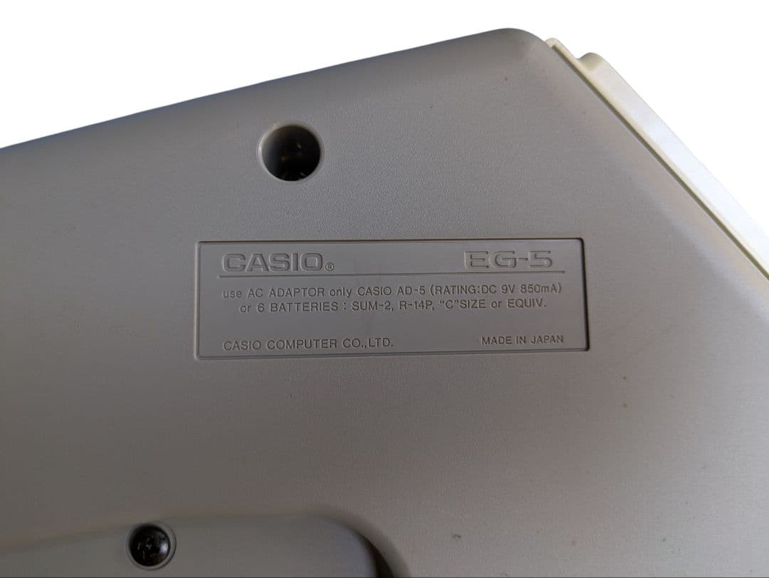 CASIO EG-5 エレキング アンプスピーカー内臓 エレキギター