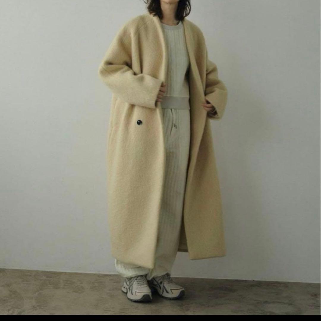 アンヌーク 新品タグ付き シャギー ウール コート