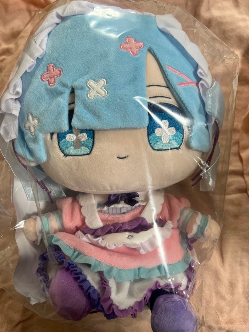 新品未開封品 リゼロ レム ふわかわロリータぬいぐるみ F:NEX限定受注生産