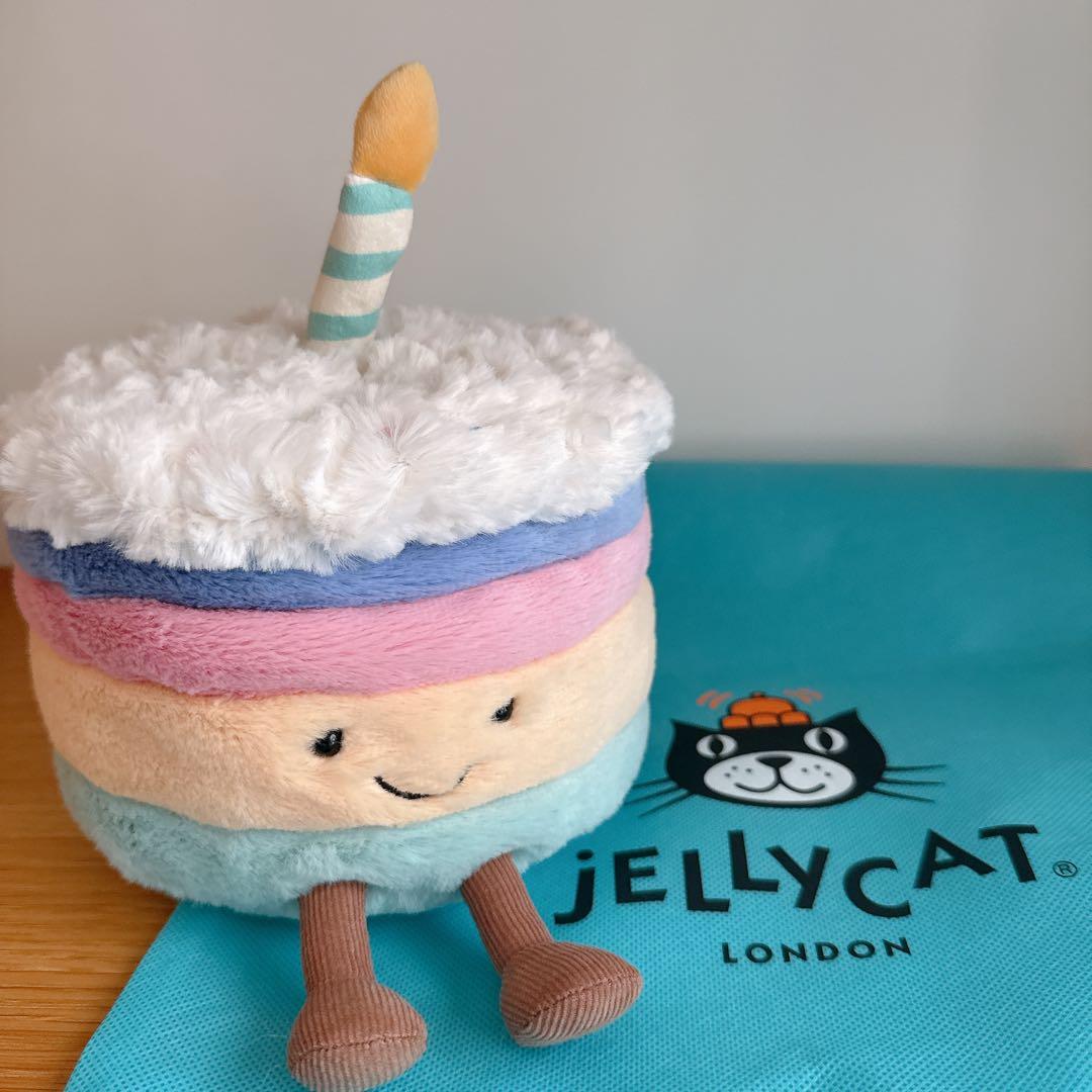  ジェリーキャット誕生日ケーキぬいぐるみレインボーケーキ 正規品