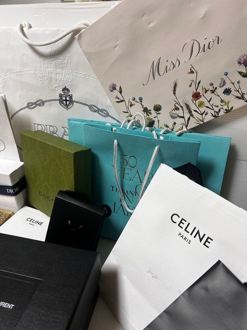 FENDI DIOR VERSACE その他空箱、ショッパーなど まとめ売り