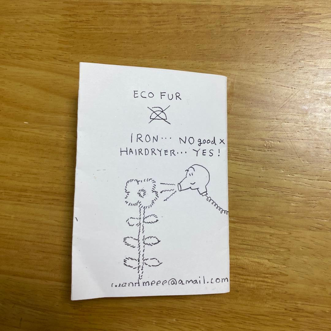 WANDMEE エコファー フラワーマフラー FLOWER FUR STOLE