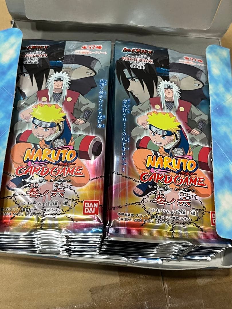 ナルト カードゲーム 新品未開封 box 巻ノ六 30パック入
