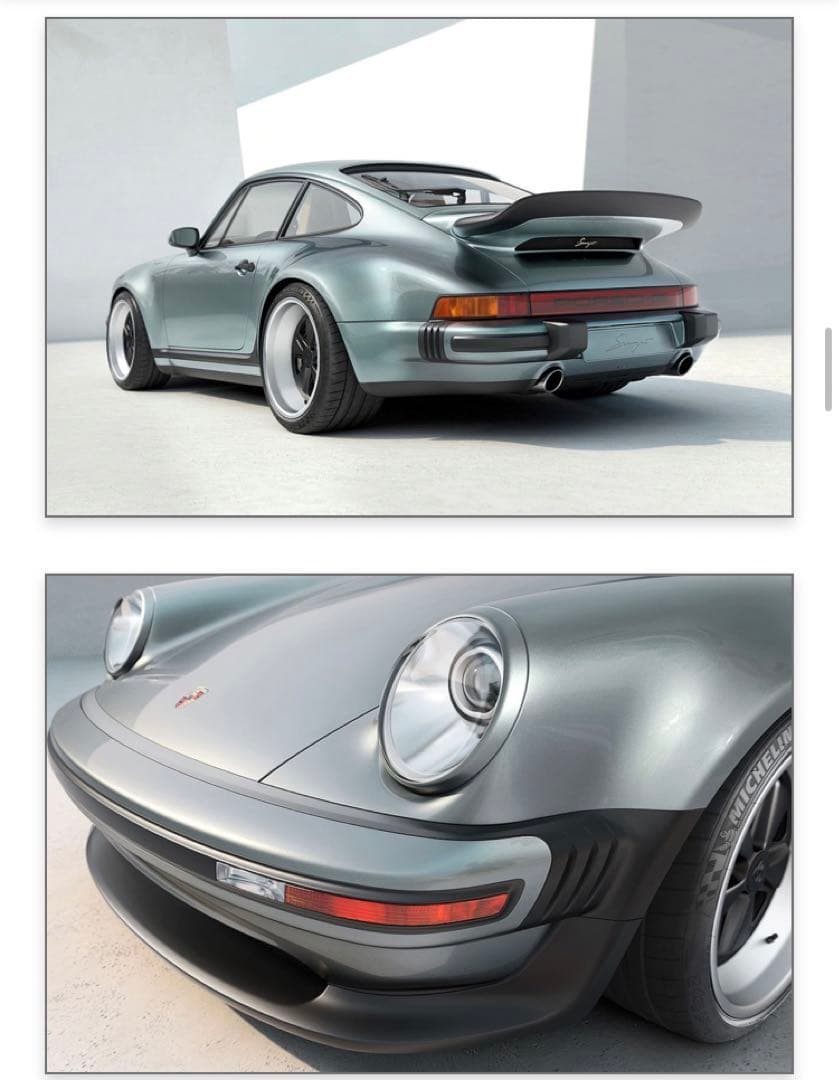 制作依頼　参考画像　ポルシェ 911 ターボ　バーガンディ