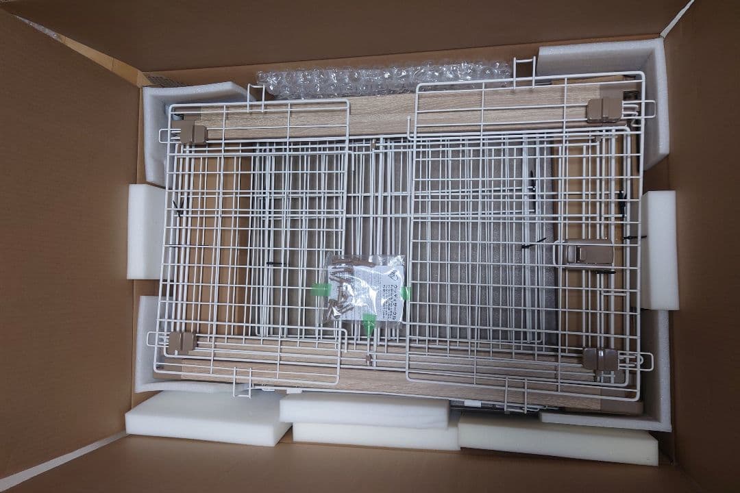 犬用サークル PWSR-960LV ライトナチュラル 屋根付き